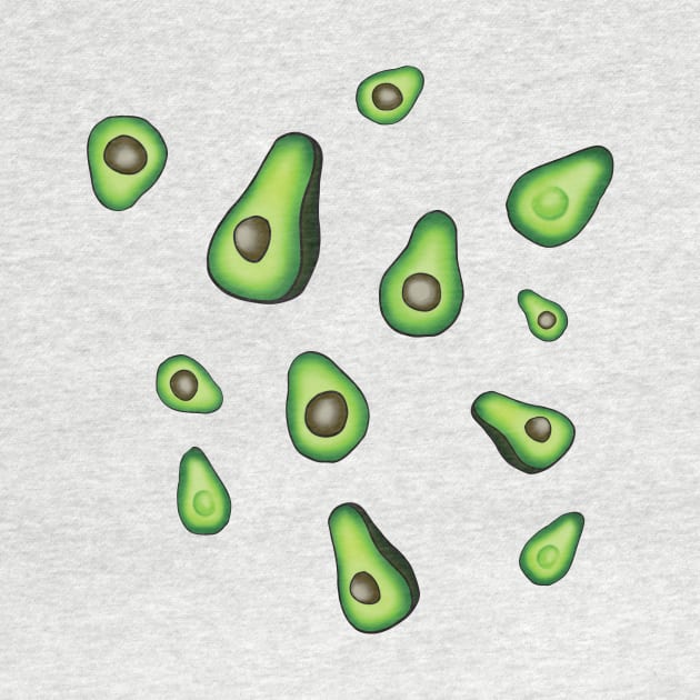 Avocado Pattern by oceanegp